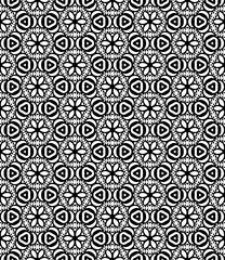Black seamless abstract pattern. Overlay for background and backdrop. Ornamental design. PNG graphic illustration with transparent background.