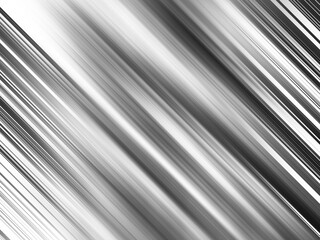 Fototapeta premium Black and white striped abstract background overlay. Motion effect. PNG graphic illustration with transparent background.