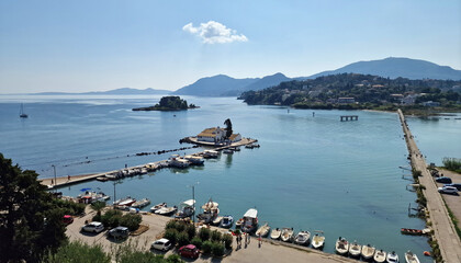 Wonderful views of the city and surroundings of Corfu