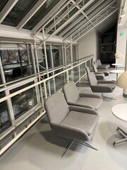 Fototapeta na wymiar Interior Of An Empty Modern Loft Office open space