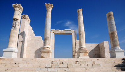 Fototapeta premium Laodikya Ancient City in Denizli, Turkey.