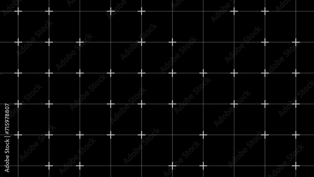 Poster 3d abstract math black and white grid background. plus formulas geometry network. information web ne