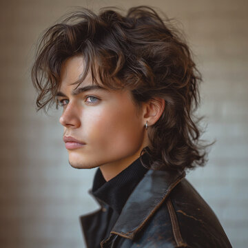 The mullet haircut style is a haircut in which the hair on the back of the head and in the area of the temples is left long, and the hair on the top of the head is cut short.