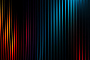 Colorful wallpaper image depicting diferent colorful shapes