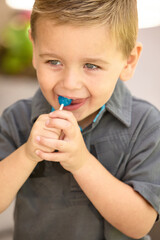 Portrait of young boy.