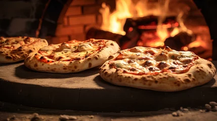 Foto op Plexiglas classic pizza made in Italy © Rosanna