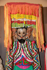 traditional mask for entroido, the galician carnival