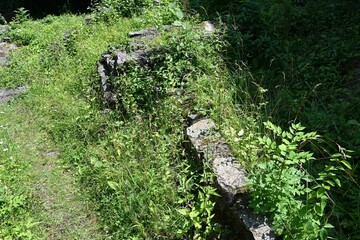 Kirchenburgruine Gossam, Österreich, 06.07.2023