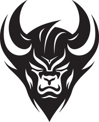 Shadowy Oni Face Vector Noir Inspired Black Emblem Sleek Oni Head Logo Stylish Black Vector