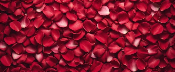 Red rose petals background wallpaper