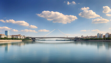 Obraz premium bridge over the river thames bridge over the river city harbour bridge