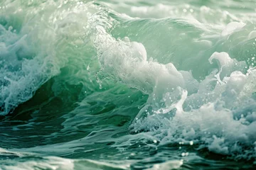 Fototapeten Close Up of Ocean Wave © Ilugram