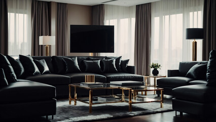 modern interiors trends in arrangement and furniture, Classy interiors, living room, living room and leather furniture