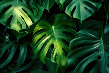 Fototapeta na wymiar Close Up of a Vibrant Leafy Plant