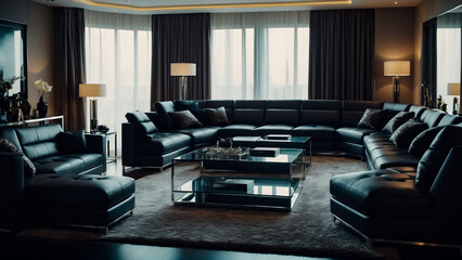 modern interiors trends in arrangement and furniture, Classy interiors, living room, living room and leather furniture