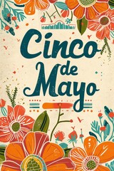 Cinco de Mayo, federal holiday in Mexico. Fiesta banner and poster design