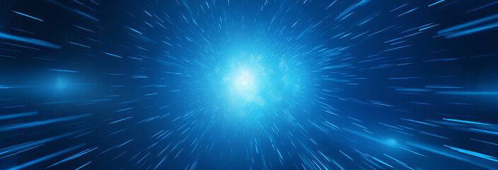 Fototapeta premium light explosion with blue dust