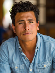Obraz premium Portrait of a Hispanic Man