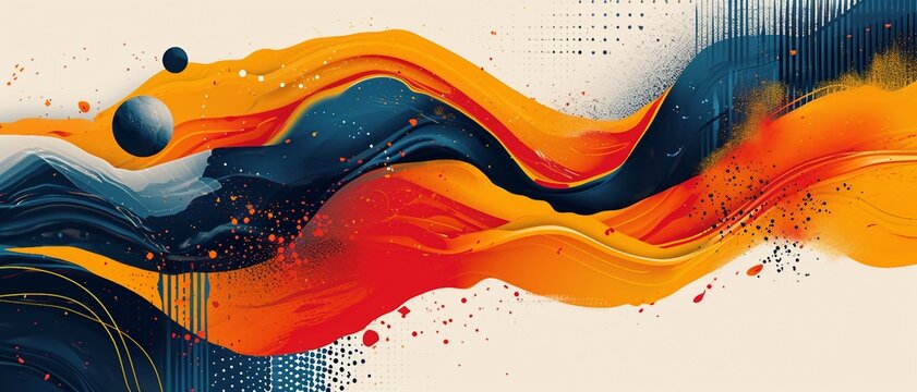 sports-themed background with abstract shapes suggesting movement and energy, using bold contrasting colors for a fitness tracking UI, Ideal for App and Website Design .