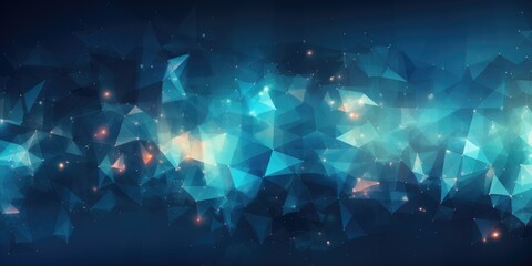 Obraz premium blue and blue abstract abstract blue light background, in the style of webcore, radiant clusters, dotted, digitally enhanced