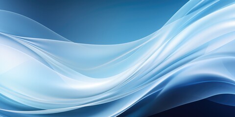 a blue abstract background with some white lines, in the style of light gray and light blue, free-flowing lines