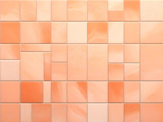 Peach Fuzz Harmony: Checkerboard in Various Tones of Soft Elegance