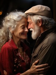 Old lovers, eternal love. The timeless love story of old lovers who have stood the test of time with devotion, affection, and memories
