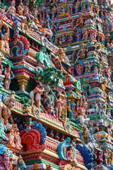 Chennai, India.  View of Arulmigu Kapaleeswarar Temple in Chennai.