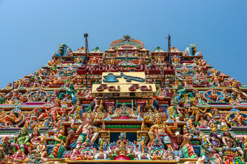 Chennai, India.  View of Arulmigu Kapaleeswarar Temple in Chennai.
