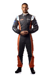 Speeding Male Race Driver, AI Generated