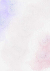 Obraz premium Pink pastel Stains and Blob on watercolor paper Texture Backgrounds, Soft pastel background artistic element for templates invitation card design