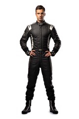 Speeding Male Race Driver, AI Generated