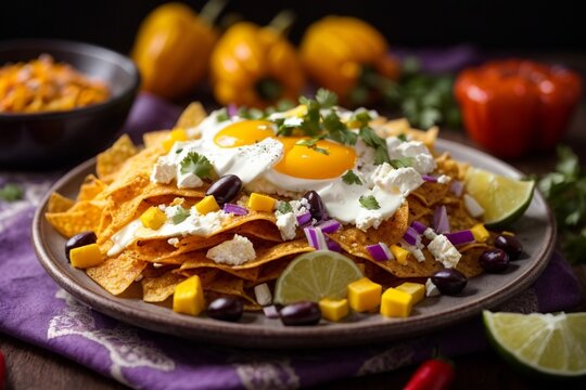 traditional peruan food (Peruvian Chilaquiles)