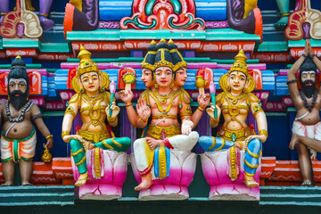 Chennai, India.  View of Arulmigu Kapaleeswarar Temple.