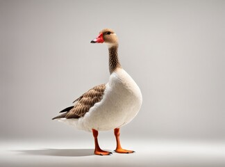 Studio Portrait of a Noble Goose