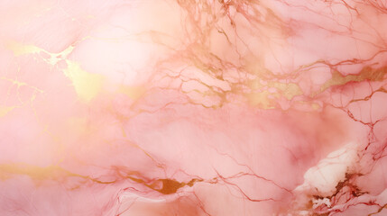 Marble texture. Pink marble with gold veins.