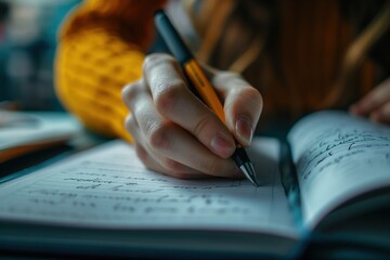 Taking notes on a nostalgic day.