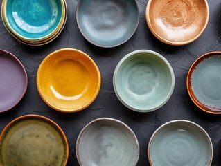 Hand made ceramic bowls.