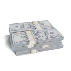 Pile of Money American Dollar Transparent Background