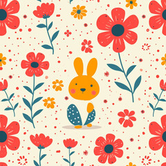 Easter - Seamless Tile Pattern, ai generated