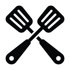 crossing spatula logo template