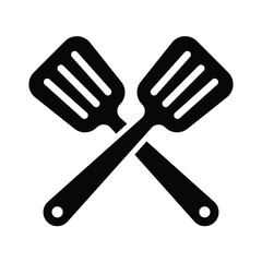 crossing spatula logo template