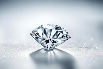 diamond on white background
