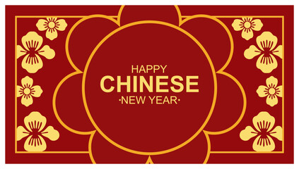 Happy Chinese new year design Japanese, Korean, Vietnamese lunar new year. Vector illustration and banner concept for cover, card, poster, banner. Chinese