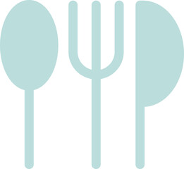 Tableware set icon
