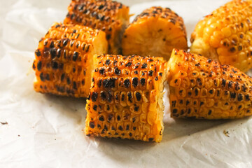 grilled corn as a snack