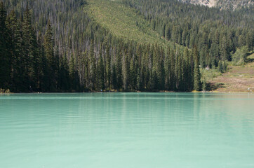 lake and mountains