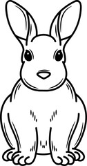 Rabbit Sketch Pose