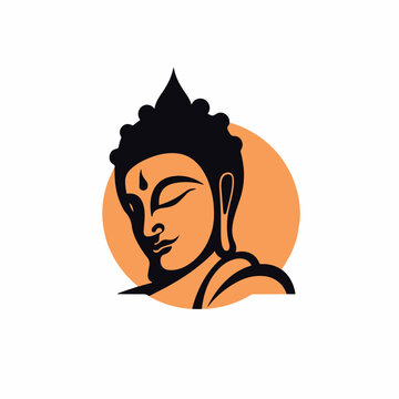 Buddha in cartoon, doodle style. Image for t shirt. Isolated 2d vector illustration in logo, icon, sketch style, Eps 10. AI Generative