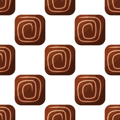 candy chocolate day food sweet pattern textile background vector illustration